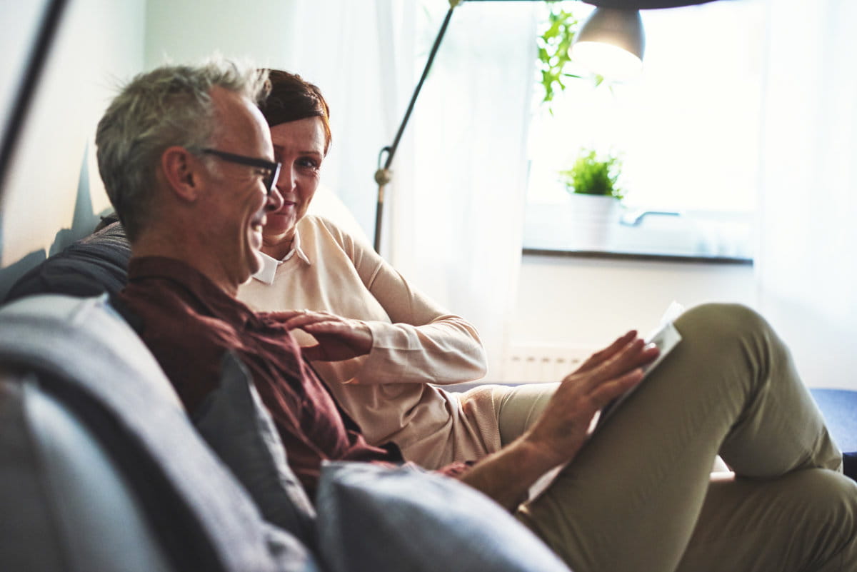 Małżeństwo robi wspólne plany