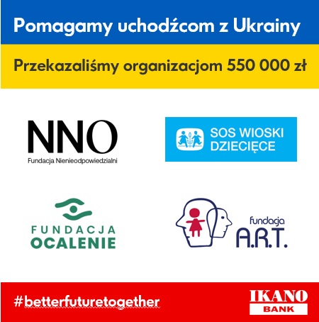 Pomagamy ludziom z Ukrainy, przekazaliśmy 550 000 złotych organizacjom