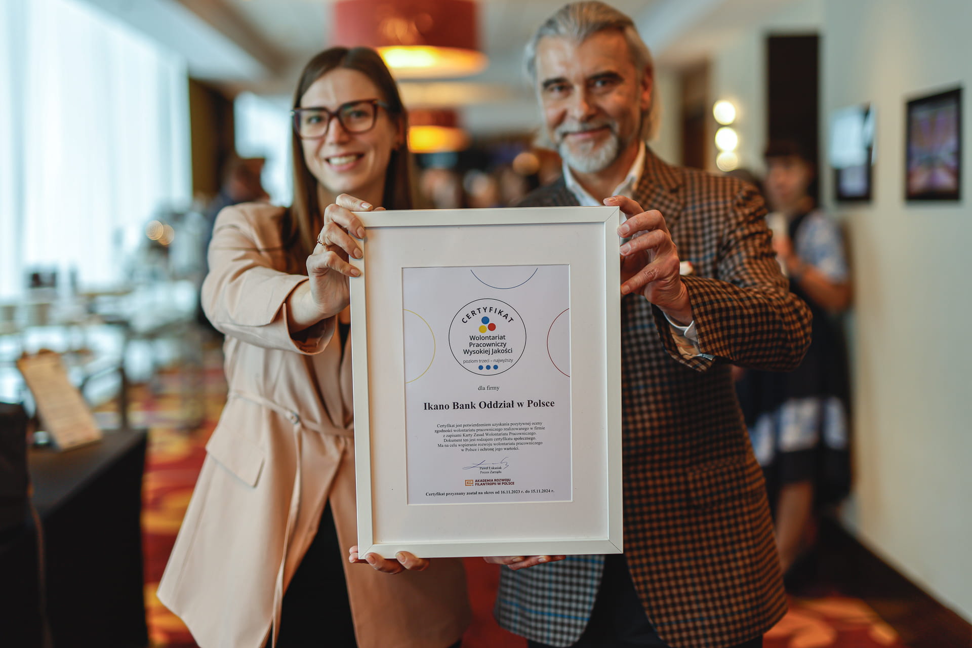 wolontariat z certyfikatem jakości